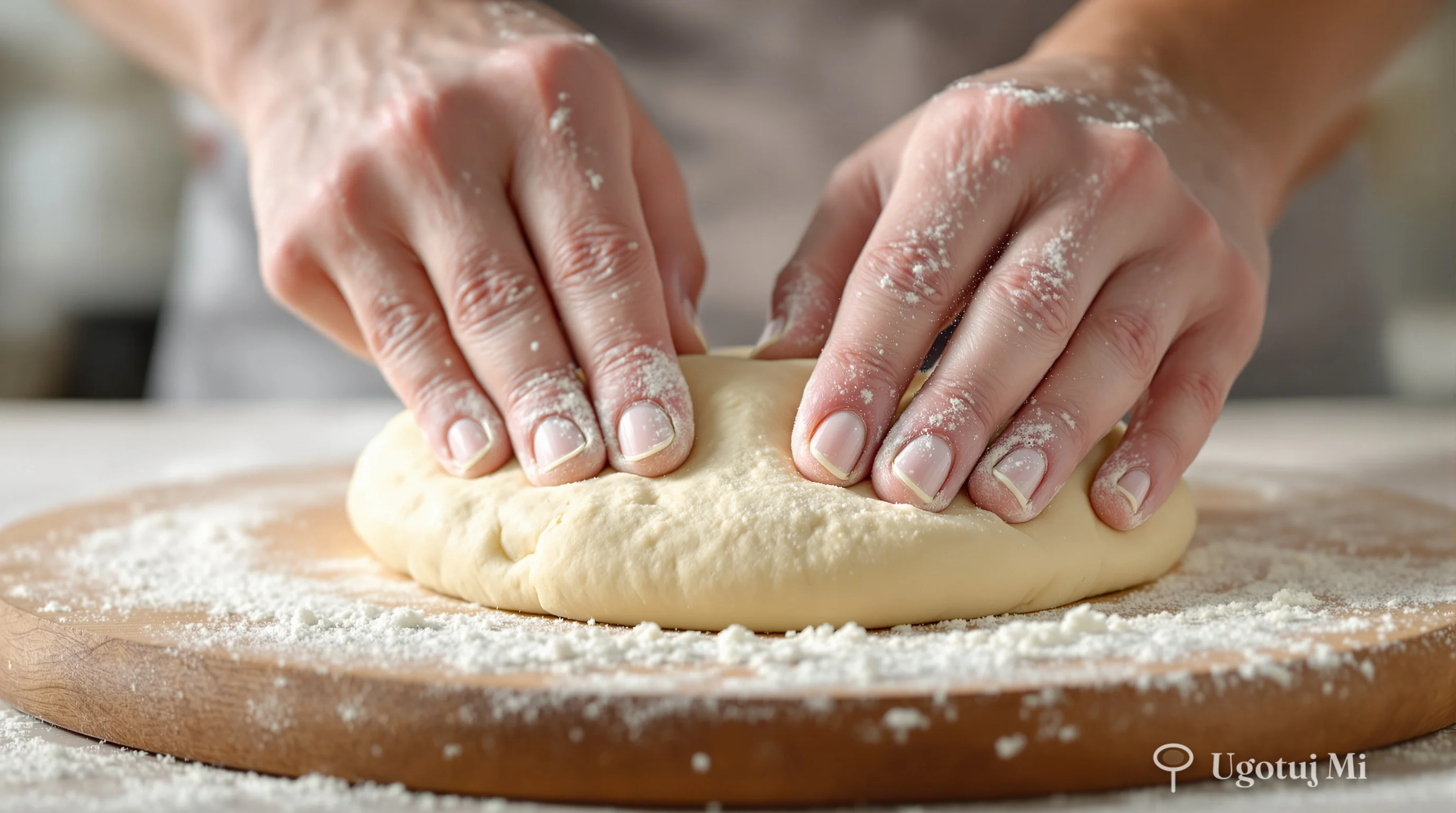 Ciasto na pizzę - przepis na idealny, puszysty spód - przygotowanie | ugotujmi.pl