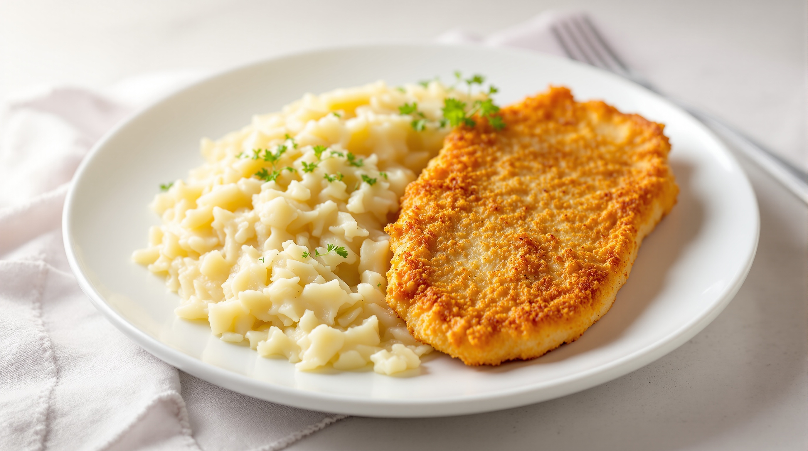 Kotlet schabowy z puree - klasyczny polski obiad