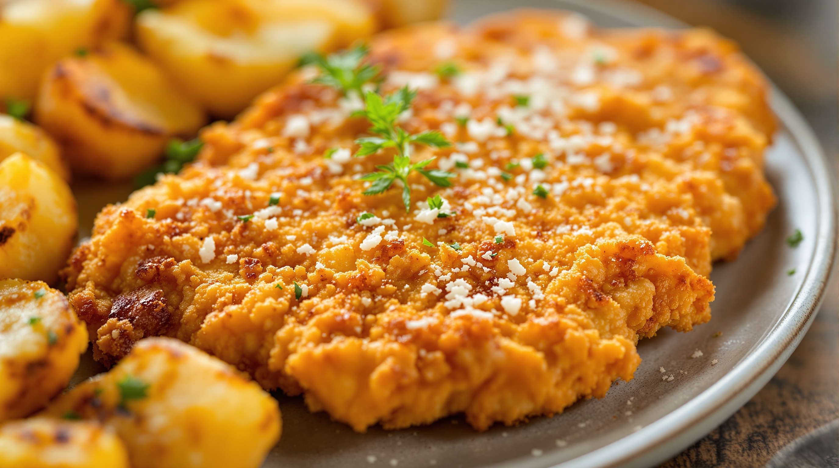 Kotlety schabowe z ziemniakami - klasyczny obiad - podanie | ugotujmi.pl