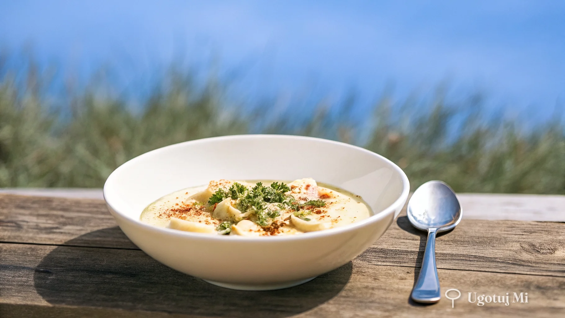 Kremowa zupa serowa z makaronem – przepis