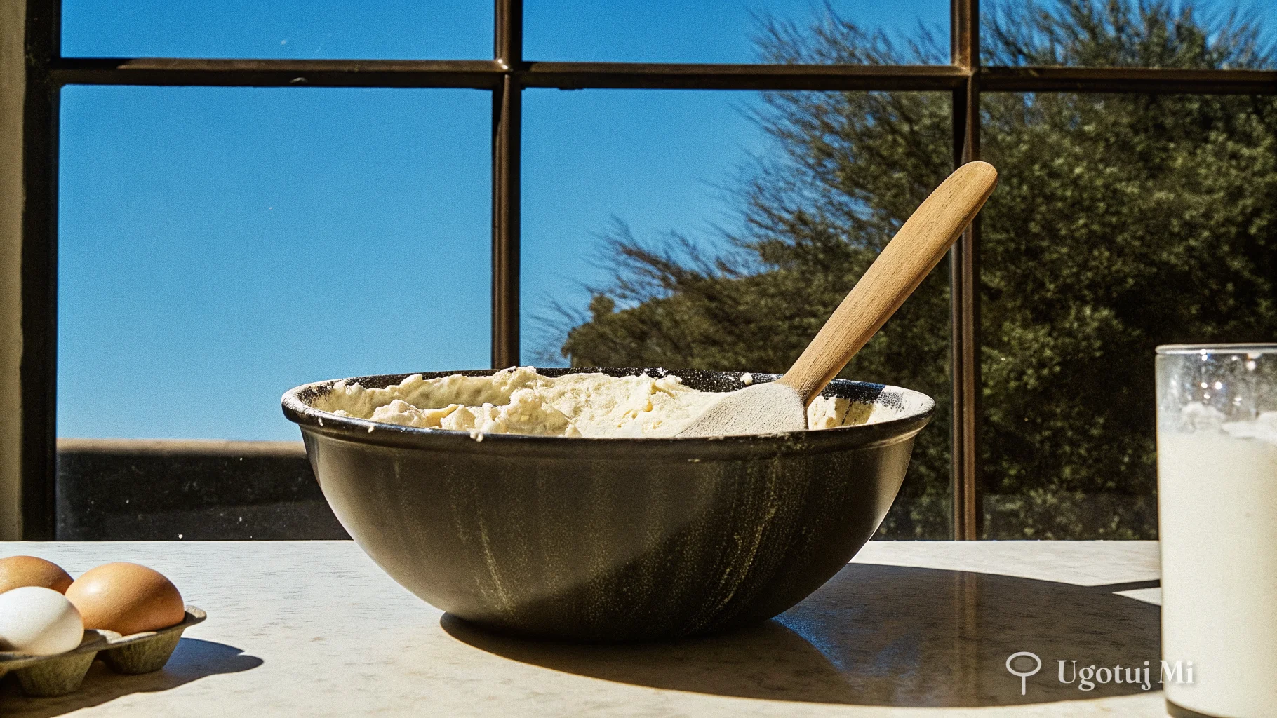 Łatwe ciasto jogurtowe - przygotowanie | ugotujmi.pl