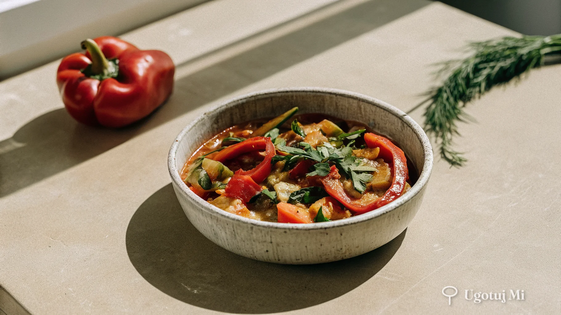 Leczo węgierskie - tradycyjny przepis bez kiełbasy