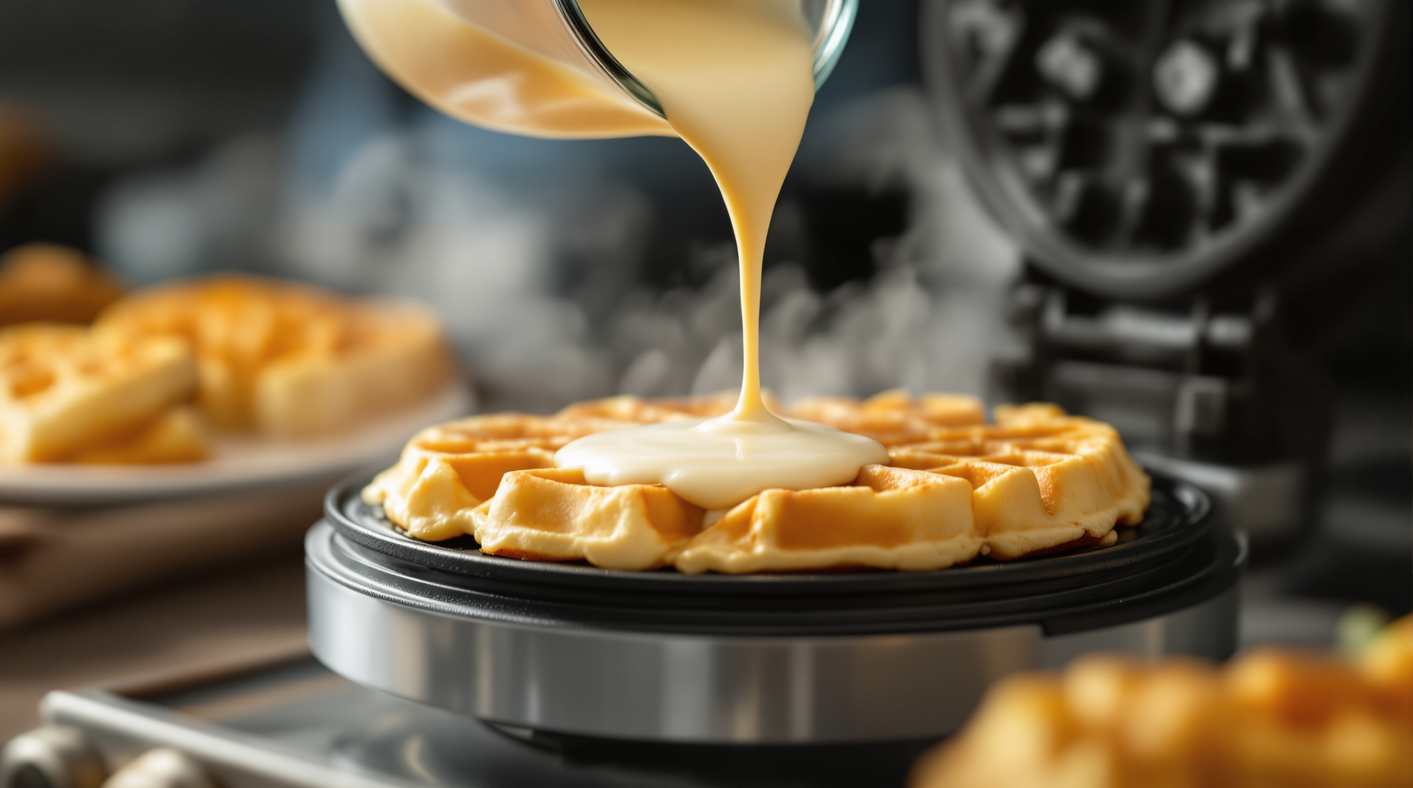 Przepis na idealne gofry - puszyste i chrupiące - przygotowanie | ugotujmi.pl