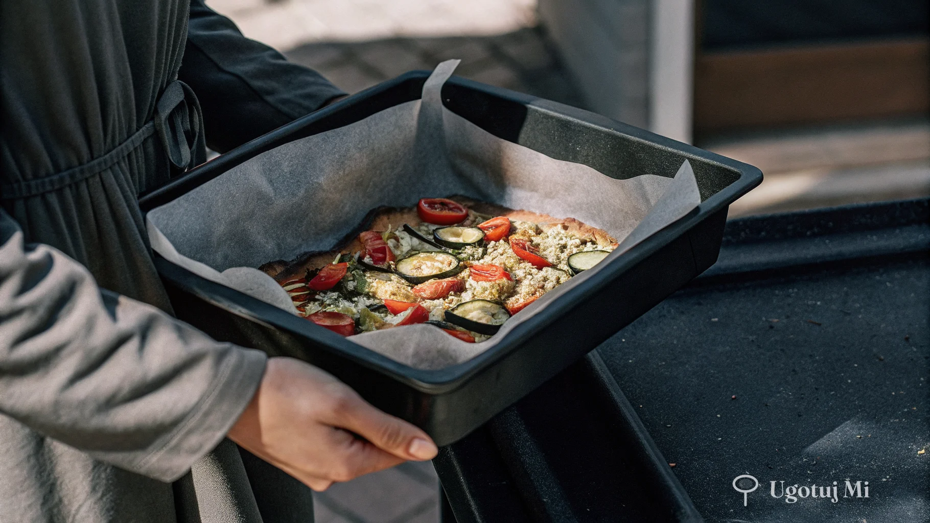 Pieczone warzywa na blasze – cukinia, papryka i pomidorki koktajlowe | ugotujmi.pl