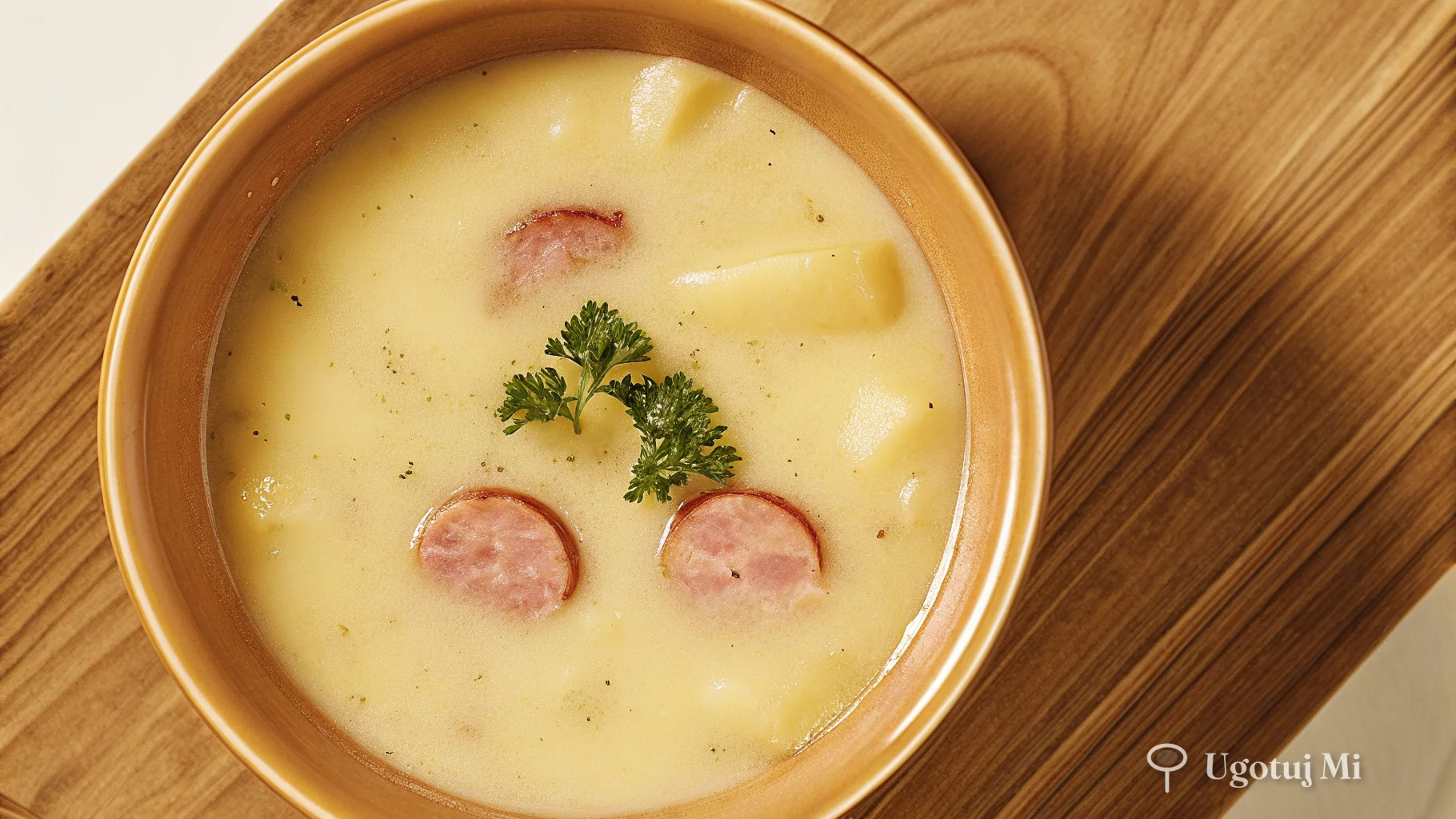Śląski żur z ziemniakami – przepis krok po kroku