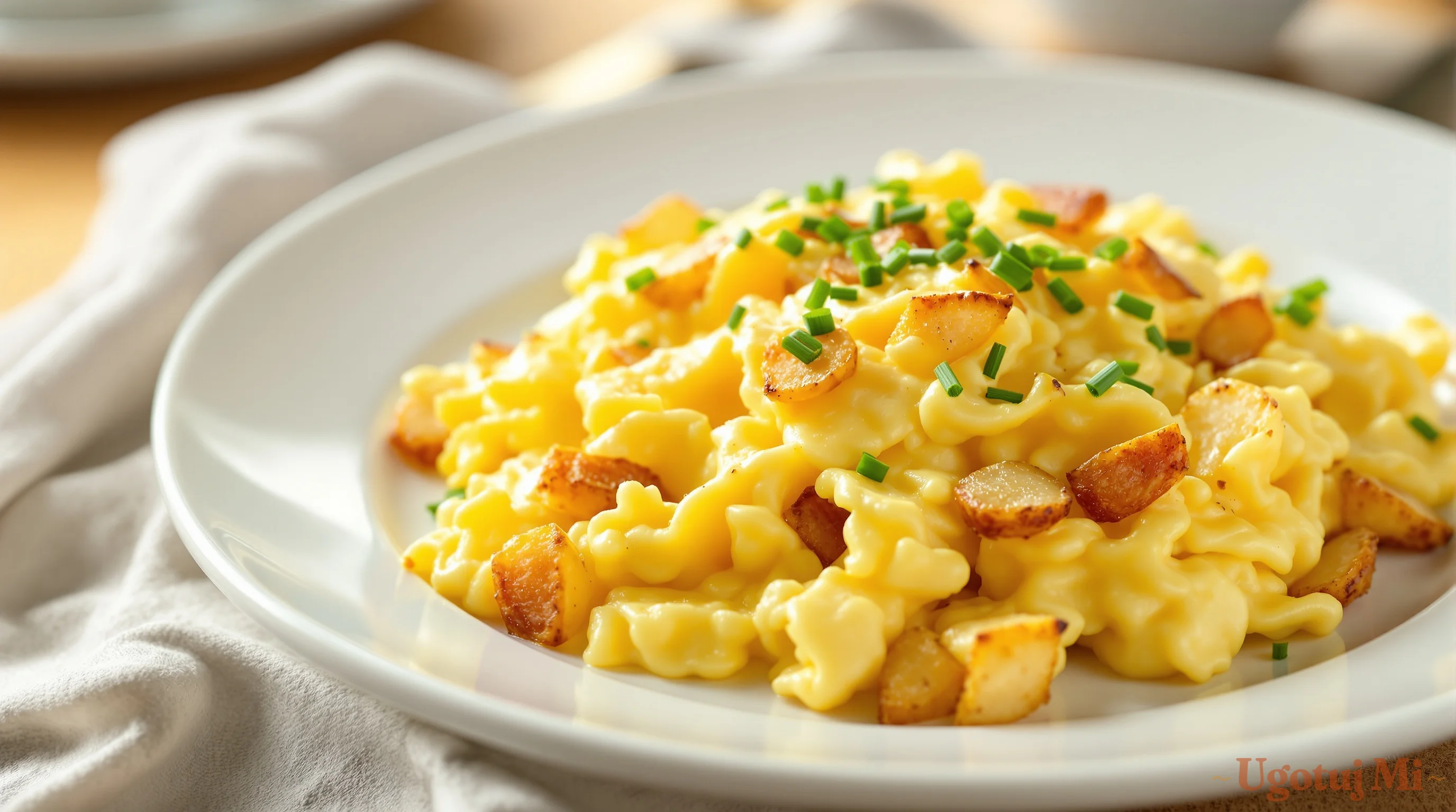 Szybka jajecznica z ziemniakami - obiad gotowy w 20 minut