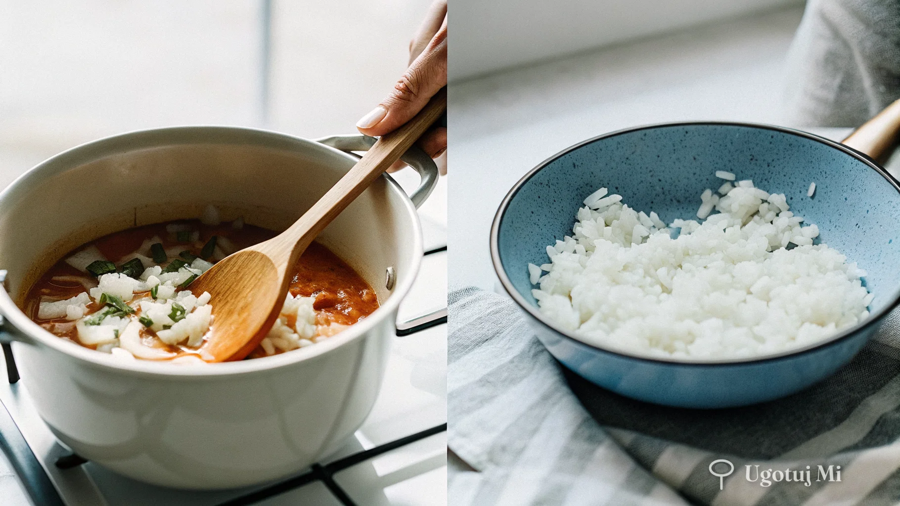 Proces przygotowania - smażenie cebuli w garnku | ugotujmi.pl