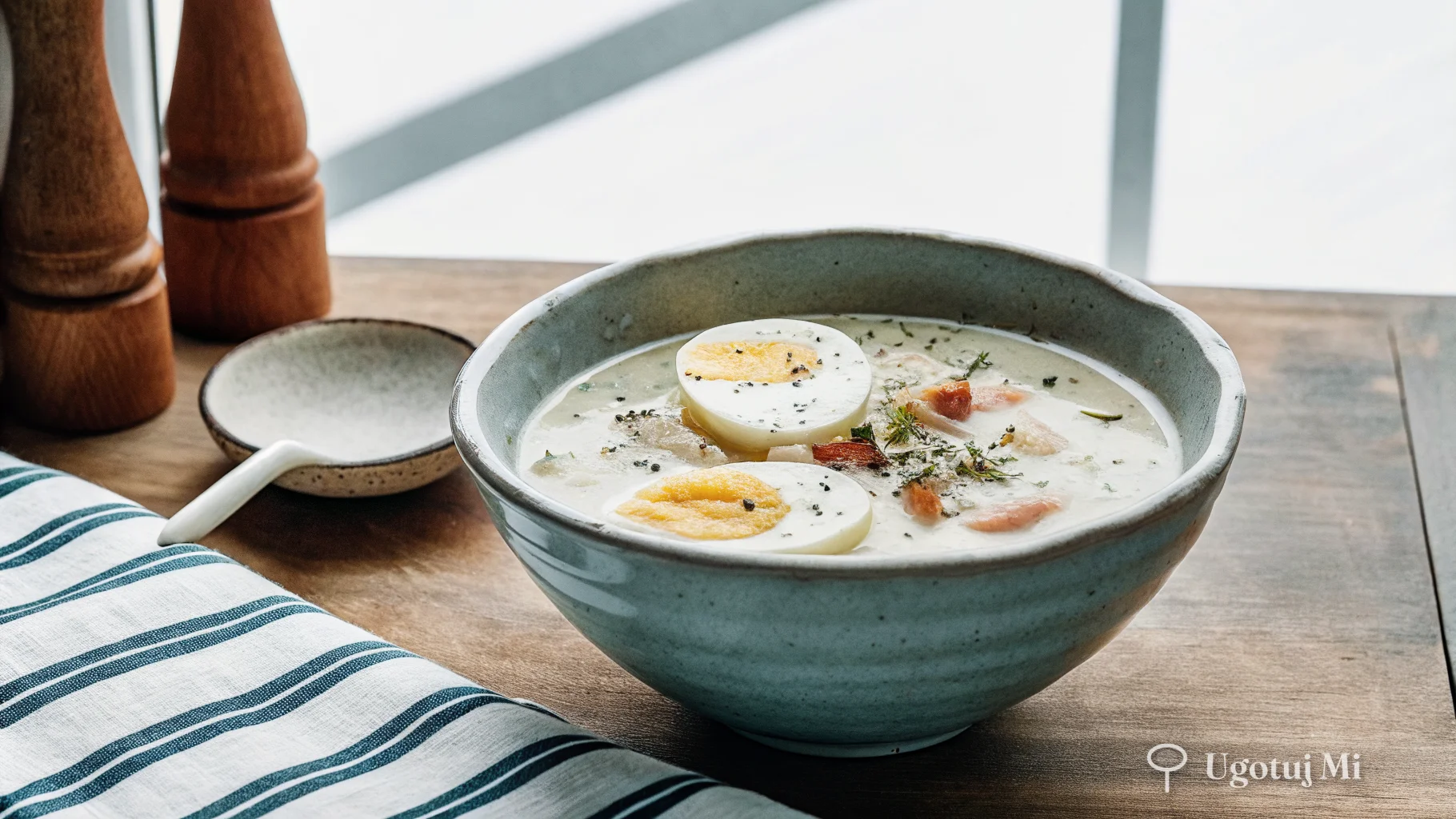 Żurek z jajkiem i kiełbasą – klasyk polskiej kuchni